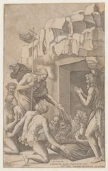 Christ in Limbo, after Raphael, 1541