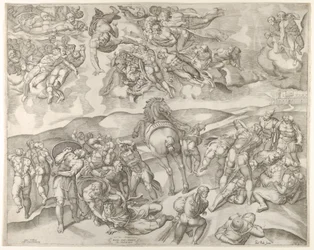 Conversion of Saul, from Michelangelo