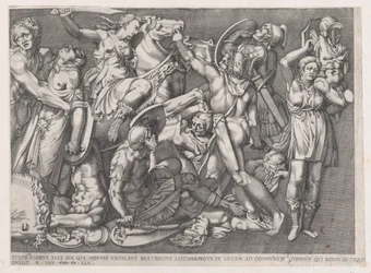 Speculum Romanae Magnificentiae: Battle of the Amazons, 1559