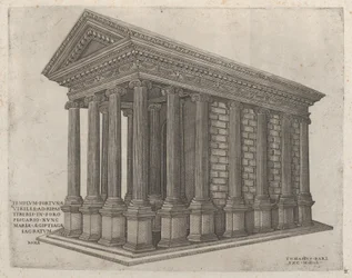 Speculum Romanae Magnificentiae: The Temple of Fortune in Rome