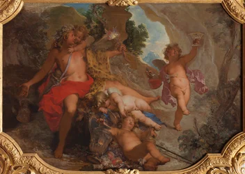 Bacchus with Four Putti