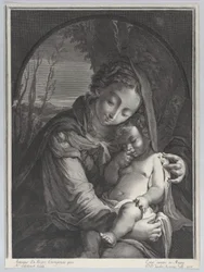 Virgin with the sleeping Christ child, 1708