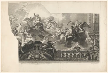 Ceiling Painting with Assembly of Gods (plate 2)
