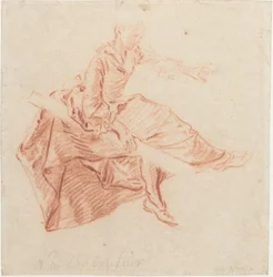 Lady Seated on a See-Saw