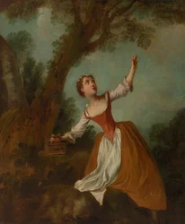 Open Cage - Girl in Landscape