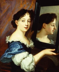 A Lady Holding a Mirror, c.1660