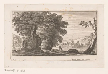 Landscape with Figure and Cattle (Landscapes series)