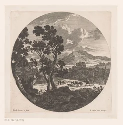 Landscape with Shepherd and Flock