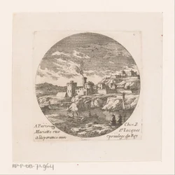 Fortified City with Tower
