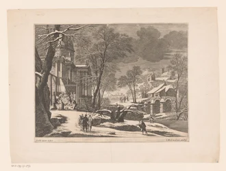 Winter Landscape with the Nativity of Christ