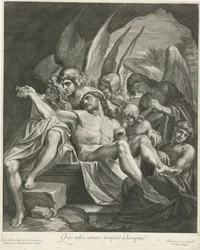 Entombment of Christ by Angels