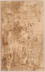 Architectural Scribbles (verso)