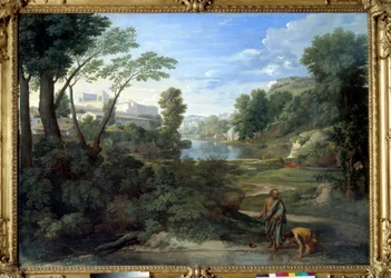 Diogenes Throwing His Ecvil