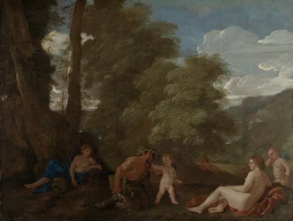 Nymphs and a Satyr, or Amor Vincit Omnia