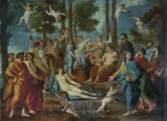 Parnassus, Apollo Surrounded by the Muses