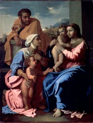 The Holy Family with John the Baptist and Saint Elizabeth, 1644-1655