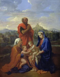 The Holy Family with St. John, St. Elizabeth and St. Joseph Praying