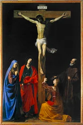 Christ on the Cross, Virgin Mary, Saints Mary Magdalene