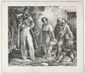 Begging for Alms, 1819