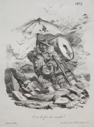 Lithographic Sketches: It is the End of the World! (frontispiece)