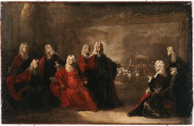 Sketch for the Aldermen Celebrating the Arrival of the Infanta