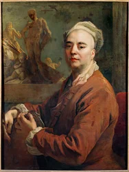 Self-Portrait in Studio-Frock