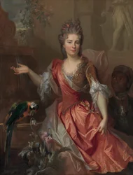 Portrait of a Woman, Possibly Madame Claude Lambert de Thorigny..., 1696