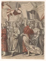 Triumphal Procession of Christ with Figures from the Old and New Testament (third part)