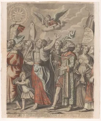 Triumphal Procession of Christ with Figures from the Old and New Testament (second part)
