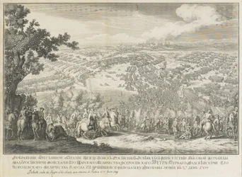 The Battle of Poltava on 27 June 1709