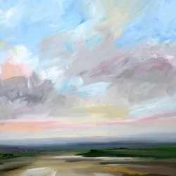 Blush Sky Landscape