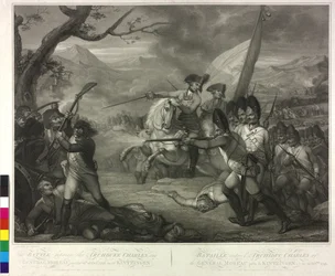 Archduke Karl in the Battle of Emmendingen on 19 October 1796
