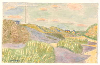 From Vejlby Cliff. View Towards Land