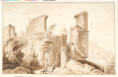 Ruins of the Temple of Apollo at Lake Avernus