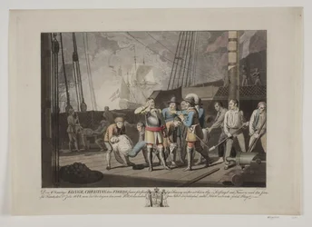 Christian IV in the Naval Battle of Fehmarn, 1644