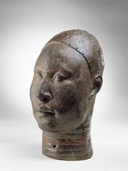 Oni, head of a king, Ife, 12th-15th century