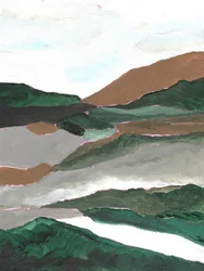 Abstract Mountain Valley