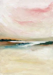 Abstract Pastel Seascape
