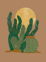 Desert Cacti Moon
