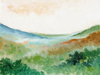 Misty Mountain Serenity