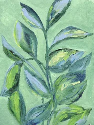 Painterly Green Botanicals