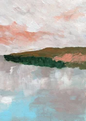Serene Abstract Landscape