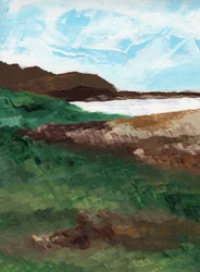 Serene Coastal Landscape