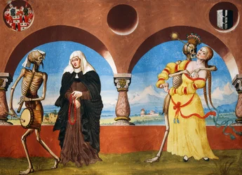 Death, Widow and Young Woman