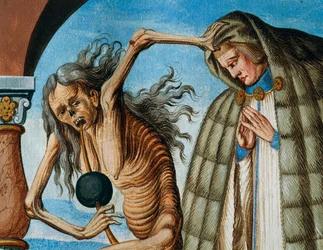 Death with the Canon (detail)