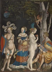 The Judgement of Paris, 1517-18