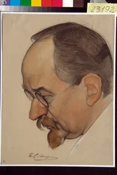 Portrait of Georgy Vasilyevich Chicherin (1872-1936)