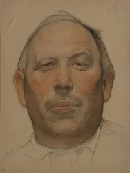 Portrait of Demyan Bedny 1883-1945, 1920s