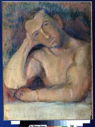 Portrait of the Poet Benedikt Livshits