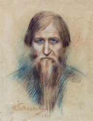 Portrait of the Russian Mystic Grigori Rasputin